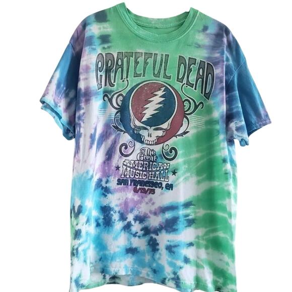 Liquid Blue Grateful Dead 70s Reprint T-Shirt, Size Medium - Picture 1 of 3